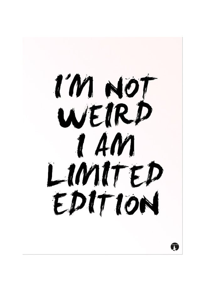 BP Printed Wall Sticker Black 20cm