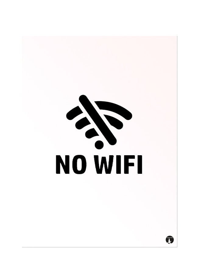 بي بي ملصق جداري مطبوع أسود