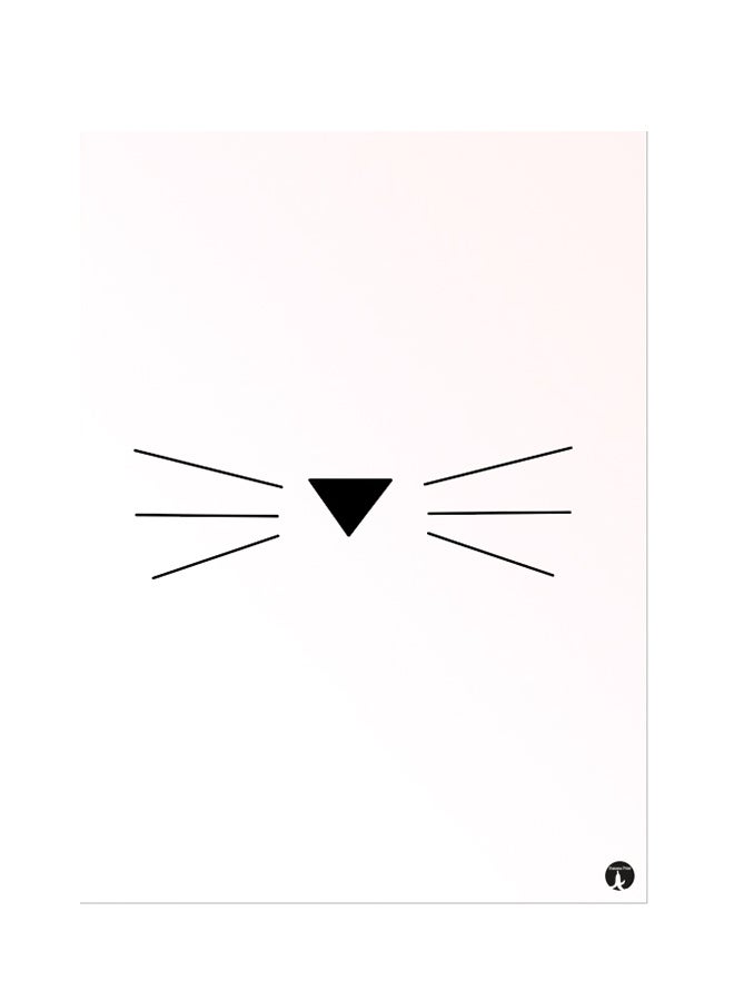 BP Printed Wall Sticker Black 20cm