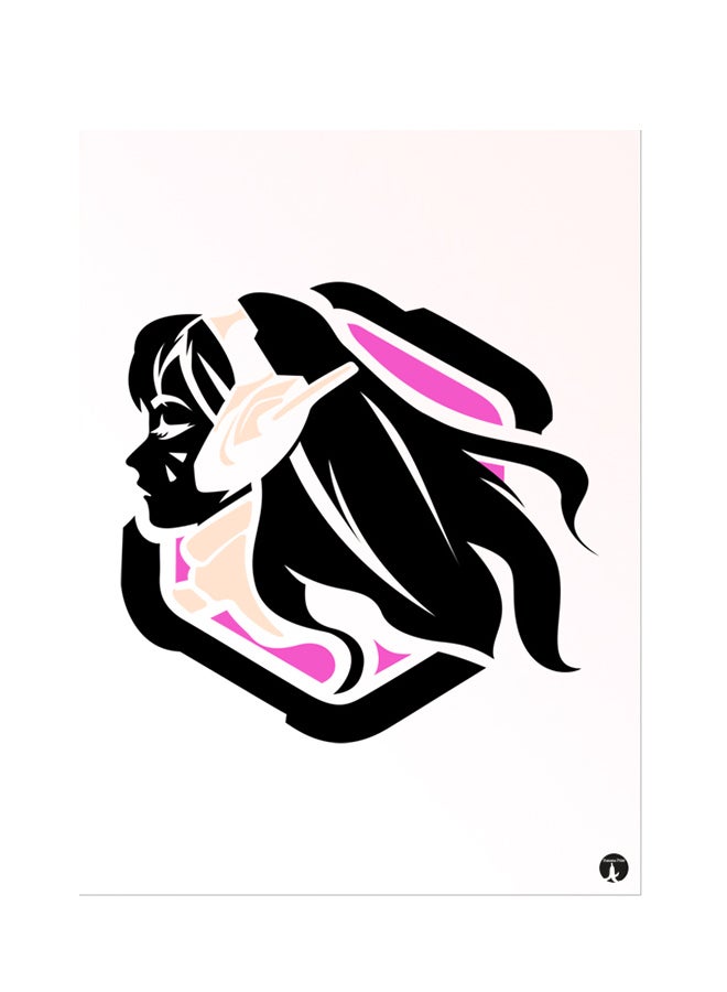 ملصق جداري مطبوع متعدد الألوان 20سم