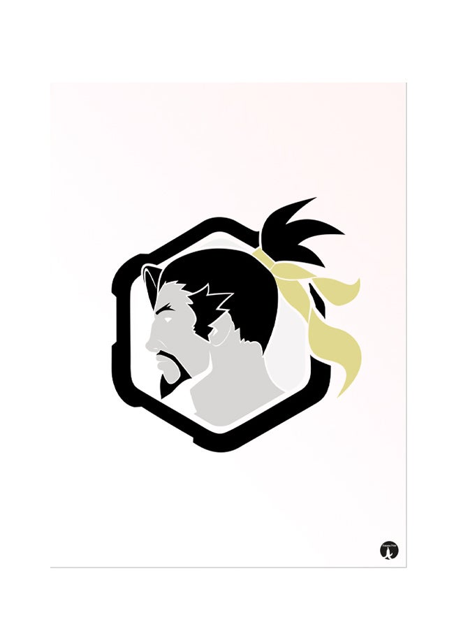 Printed Wall Sticker Multicolour 20cm