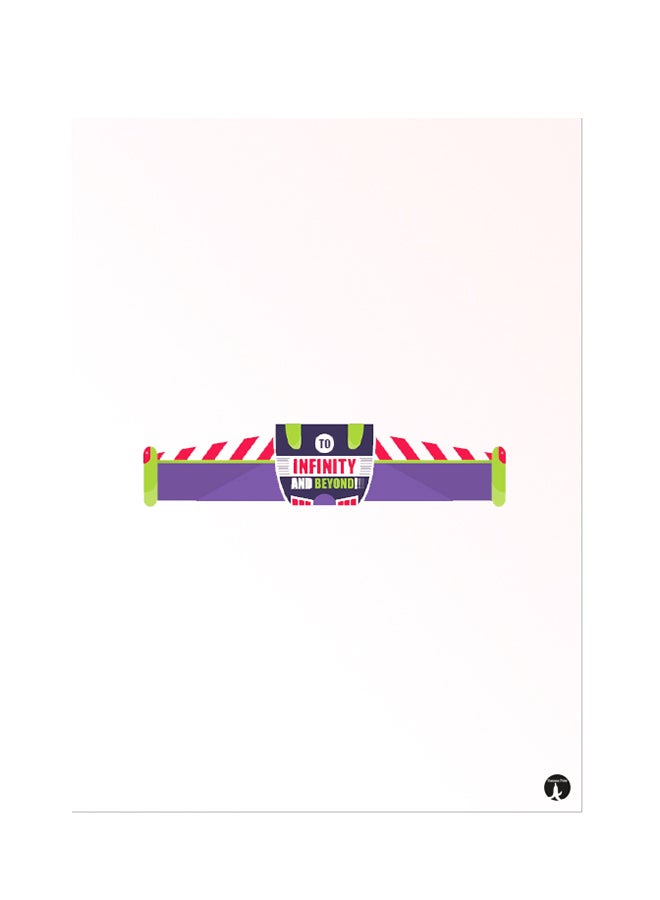 بي بي ملصق جداري مطبوع متعدد الألوان 20سم