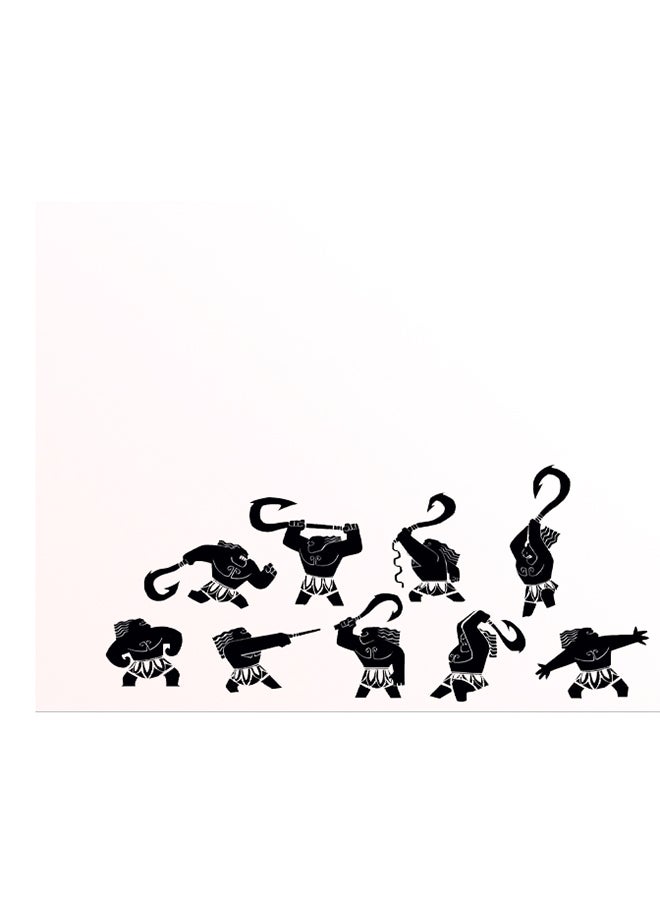 Printed Wall Sticker Multicolour 20cm