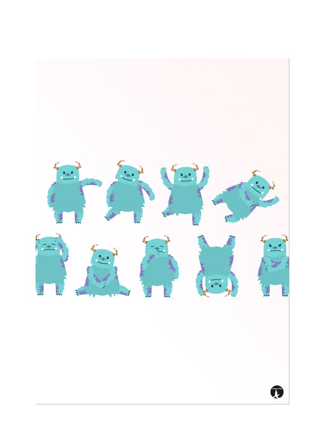 BP Printed Wall Sticker Multicolour 20cm