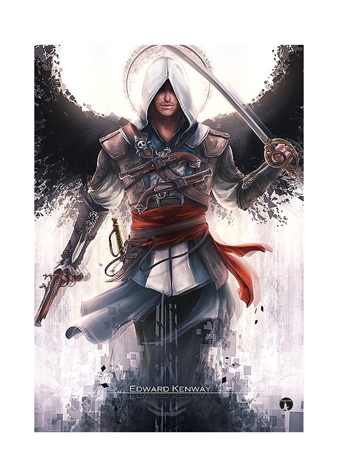 BP Printed Wall Sticker Multicolour