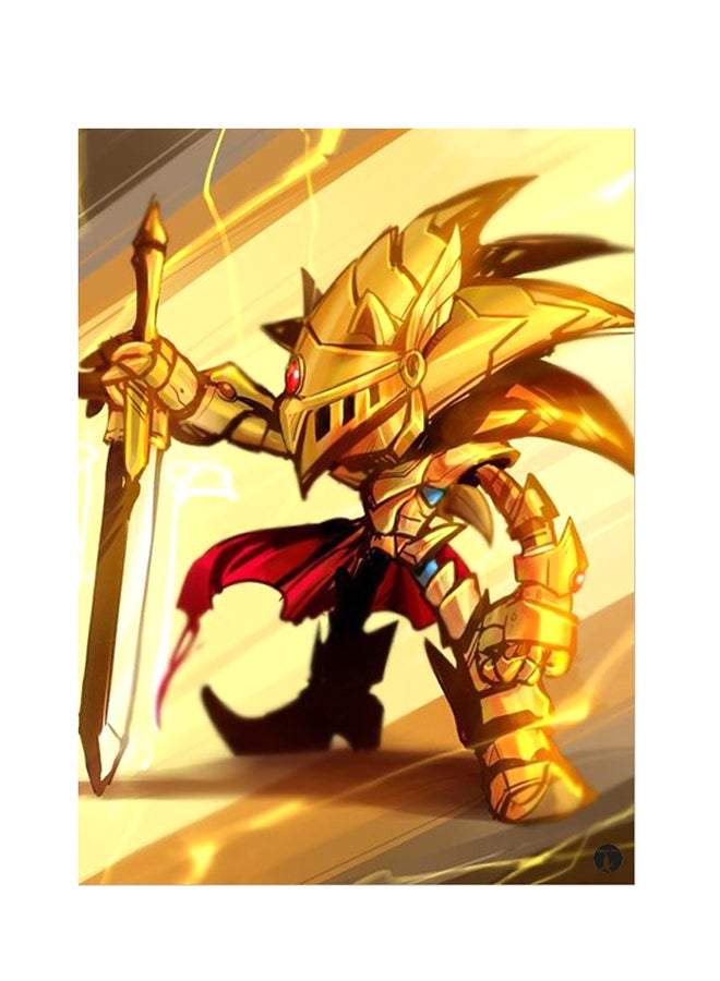 بي بي ملصق جداري مطبوع متعدد الألوان 20سم