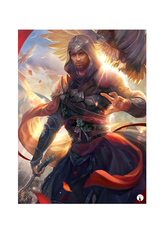 بي بي ملصق جداري مطبوع متعدد الألوان 20سم