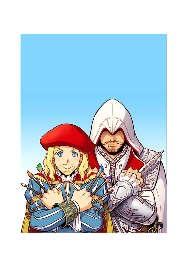 بي بي ملصق جداري مطبوع متعدد الألوان 20سم