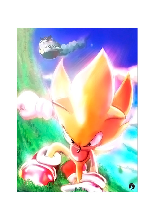 Printed Wall Sticker Multicolour 20cm