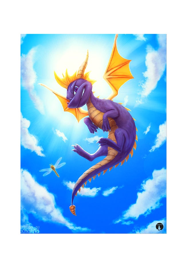 ملصق جداري مطبوع متعدد الألوان 20سم