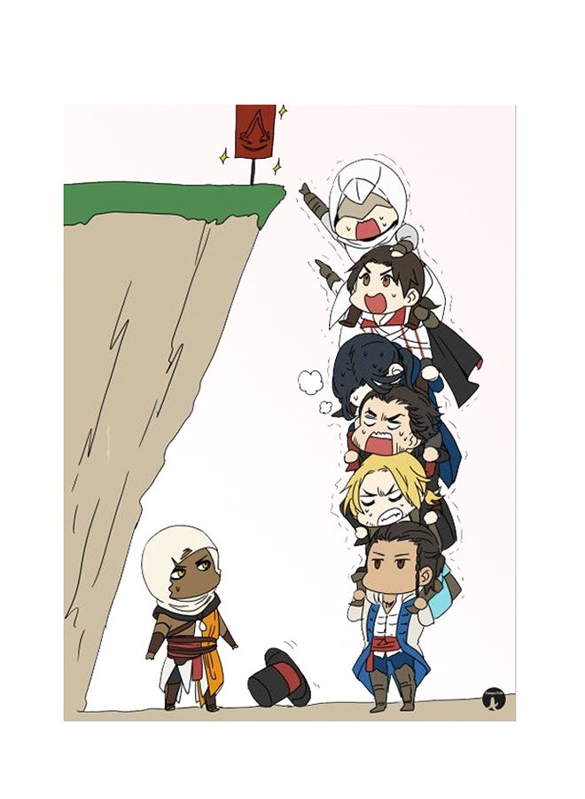 بي بي ملصق جداري مطبوع متعدد الألوان 20سم