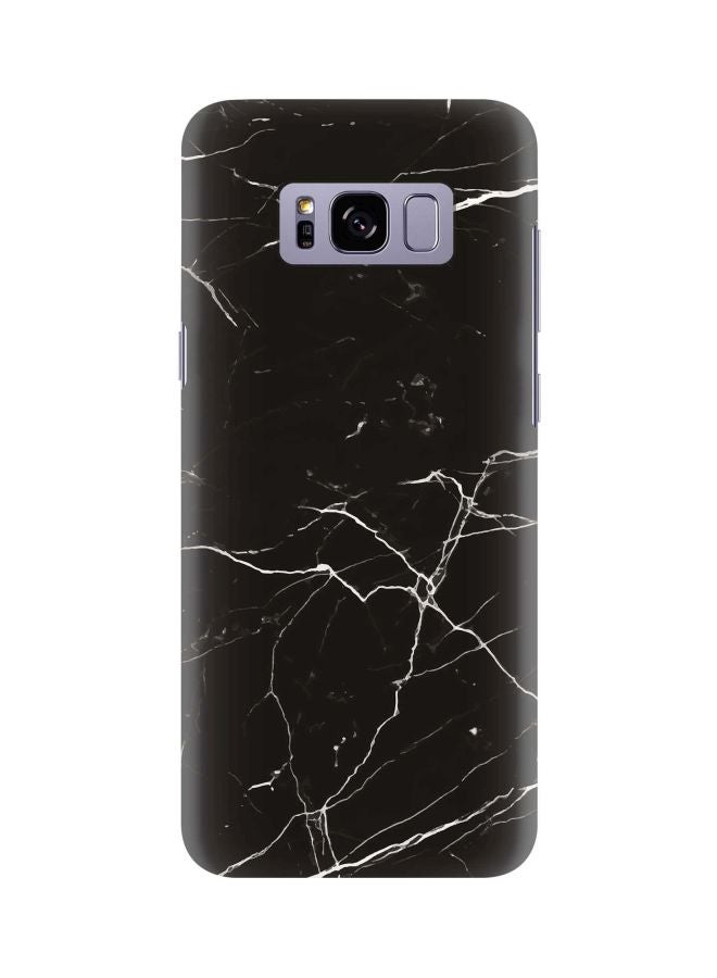 Stylizedd Snap Classic Series Marble Printed Case Cover For Samsung Galaxy S8+ Black/White - Image 1
