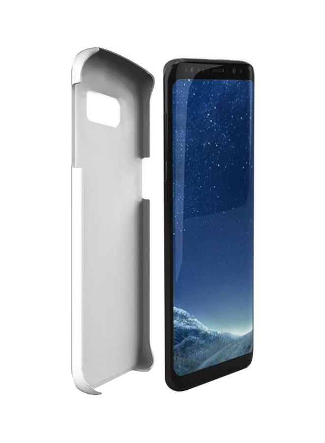 Stylizedd Snap Classic Series Ace Of Diamonds Printed Case Cover For Samsung Galaxy S8 Plus White/Red  - Image 2