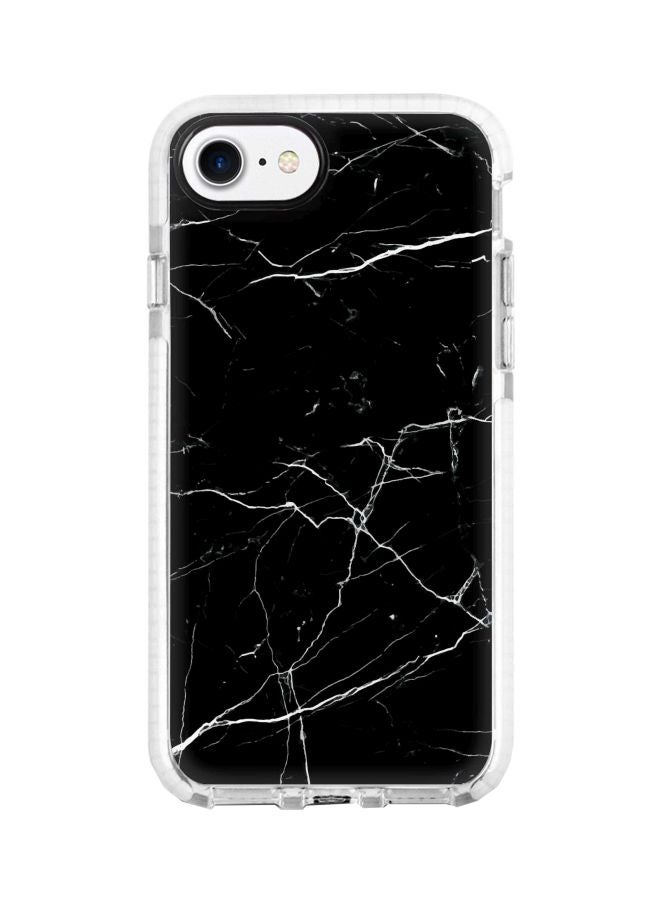 Stylizedd Imapct Pro Series Marble Printed Case Cover For Apple iPhone 7 Black/White - Image 1
