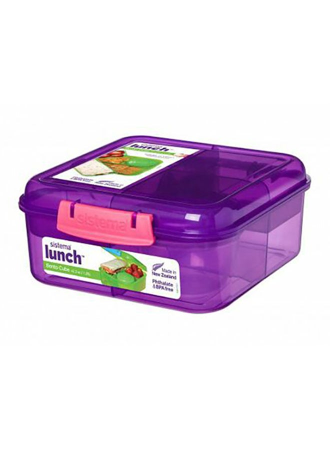 Bento Cube Lunch Box Multicolour 1.25 LLiters - v1600497507/N40222927A_1