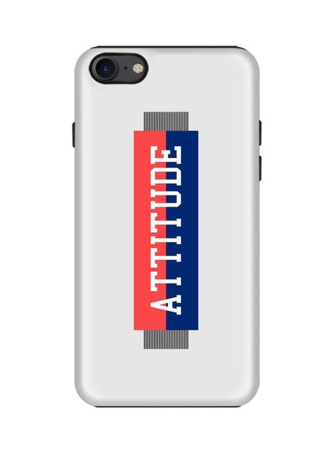 Printed Protective Case Cover For Apple iPhone 8 White/Red/Blue