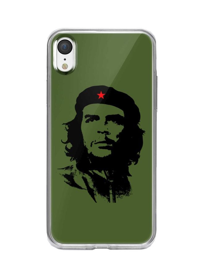 Stylizedd Classic Clear Series Che Guevara Printed Case Cover For Apple iPhone XR Green/Black/Red - Image 1