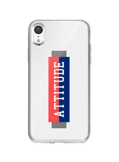 Classic Series Attitude Printed Case Cover For Apple iPhone XR Clear/Red/Blue