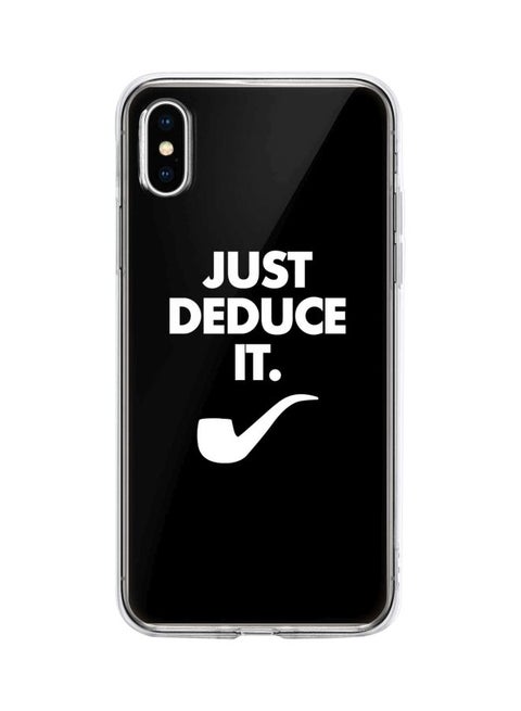 Protective Case Cover For Apple iPhone XS Max Black/White