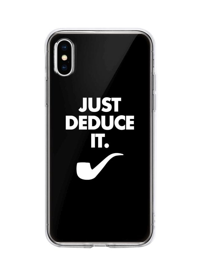 Protective Case Cover For Apple iPhone XS Max Black/White