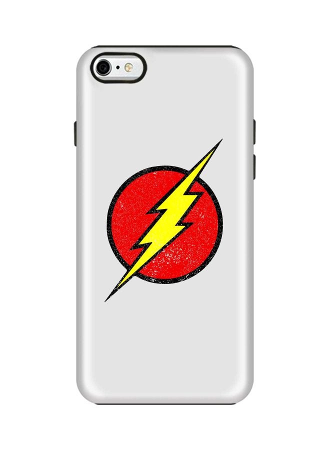 Stylizedd Tough Pro Series Dual Layer Who Flash Printed Case Cover For Apple iPhone 6s Plus/6 Plus Grey/Red/Yellow - Image 1