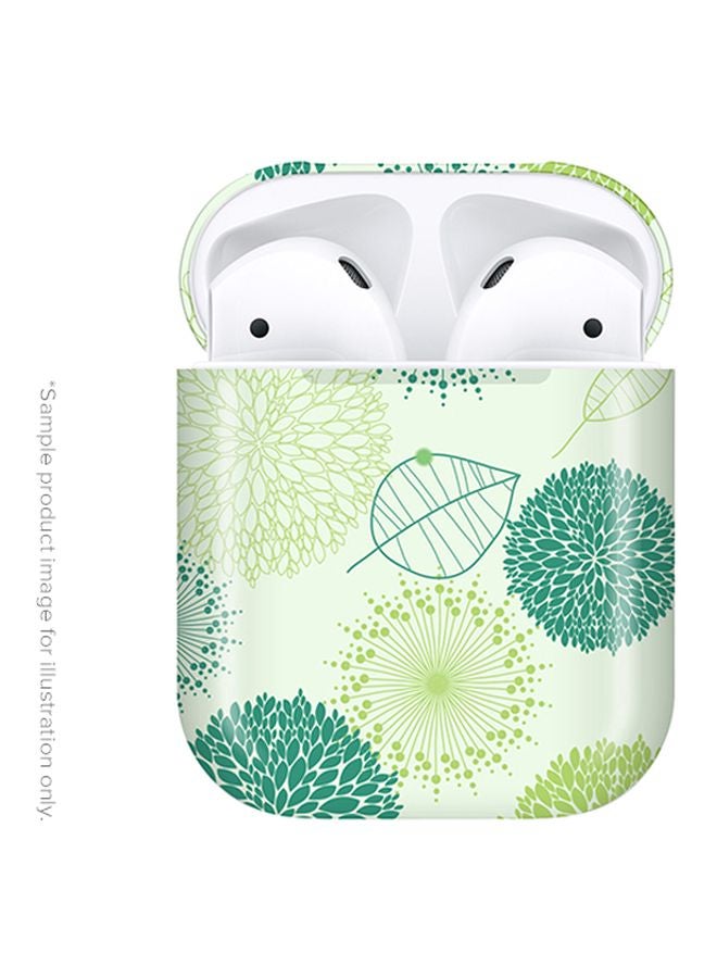 Stylizedd Say Yes To New Adventures Printed Case Cover For Apple AirPods 2/1 Blue/White - Image 3