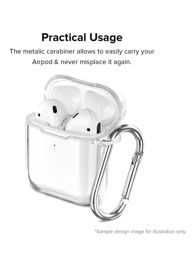 ستايلايزد غطاء حماية واقٍ من سلسلة كلاسيك مطبوع عليه روتين لأبل آيربودز 1/2 أبيض/أسود/رمادي - Image 3