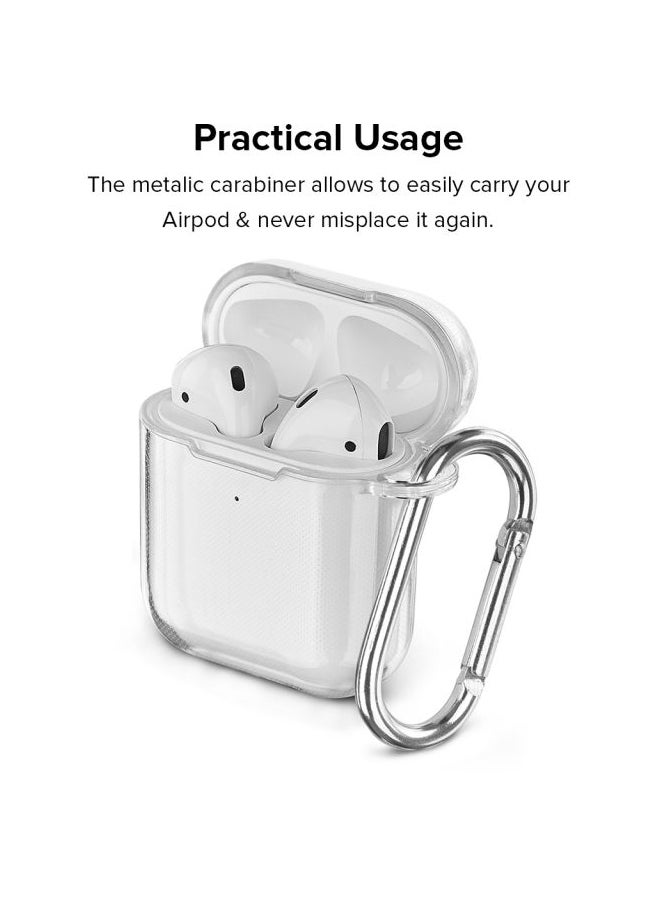 ستايلايزد غطاء حماية بطبعة عبارة "Just don't quit" لسماعات أبل آيربودز 2/1 أبيض/أحمر/أسود - Image 3