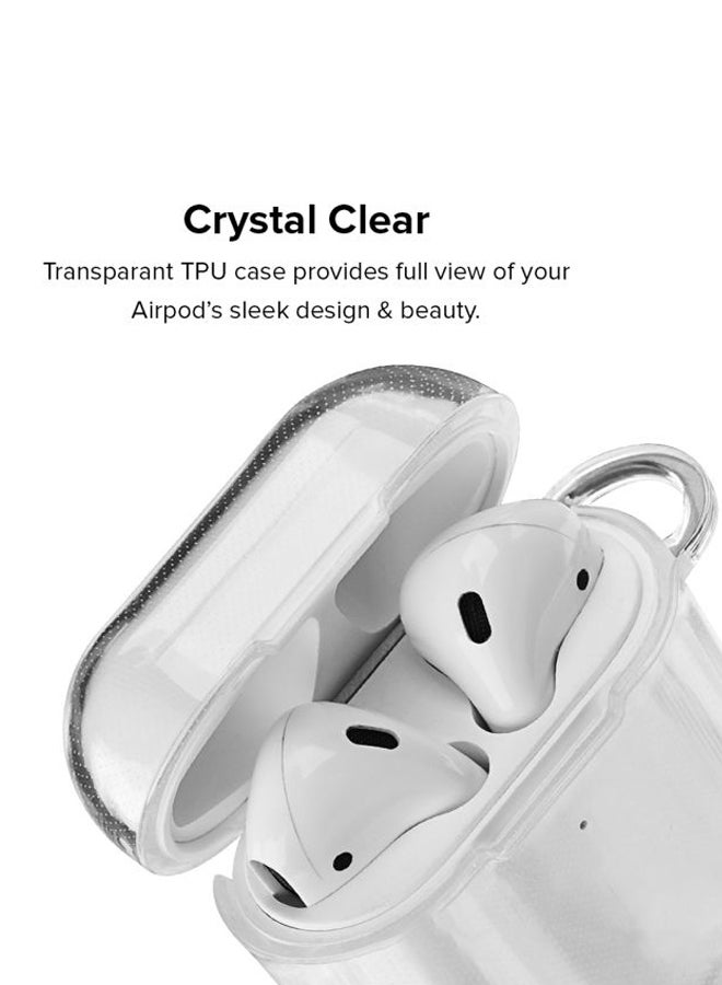 ستايلايزد غطاء حماية بطبعة عبارة "Just don't quit" لسماعات أبل آيربودز 2/1 أبيض/أحمر/أسود - Image 2