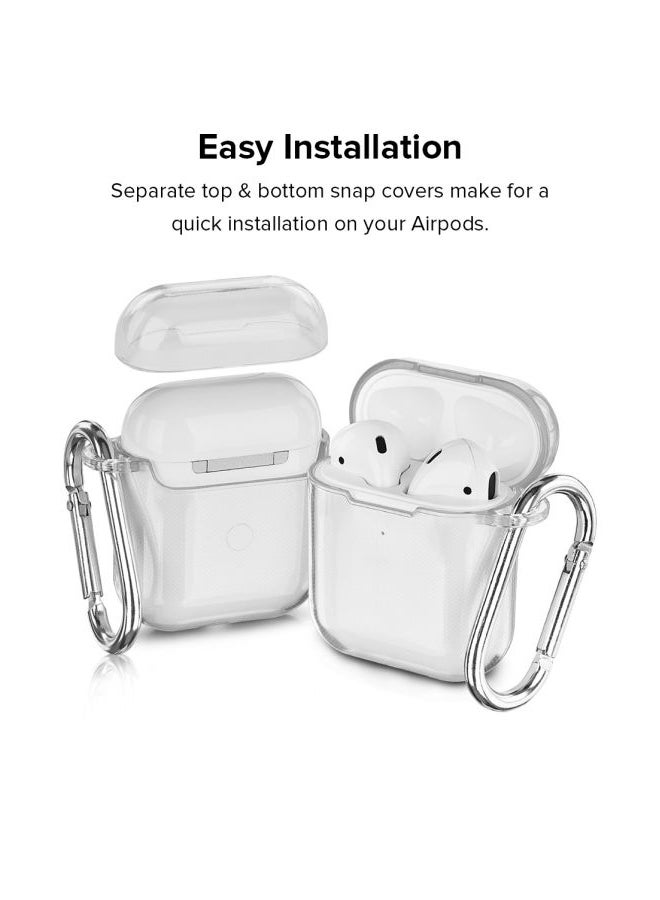 ستايلايزد غطاء حماية بطبعة عبارة "Just don't quit" لسماعات أبل آيربودز 2/1 أبيض/أحمر/أسود - Image 4