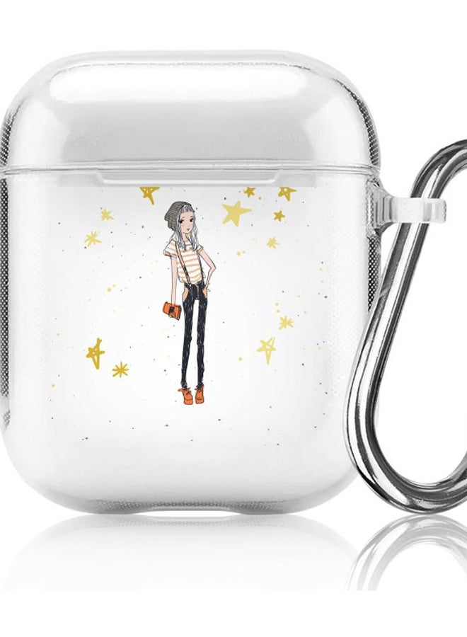 Stylizedd Classic Series Hipster Chic Printed Protective Case For Apple AirPods 1/2 White/Black/Gold - Image 5