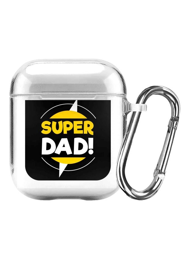 Stylizedd Printed Cover For Apple AirPods 2/1 Black/White/Yellow - Image 1