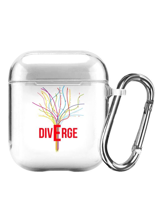 Stylizedd Classic Series Diverge Printed Protective Case For Apple AirPods 1/2 White/Red/Yellow - Image 1