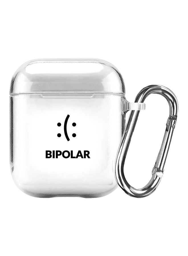 Stylizedd Classic Series Bipolar Printed Case For Apple AirPods 2/1 White/Black  - Image 1