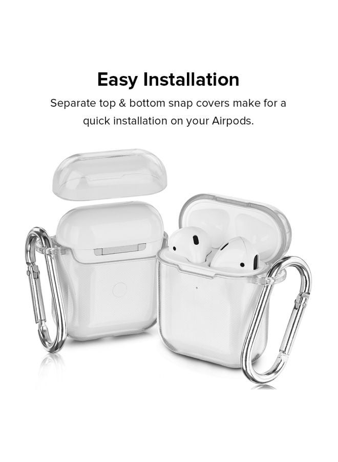 Stylizedd Printed Protective Cover For Apple AirPods 2/1 White/Pink/Silver - Image 4