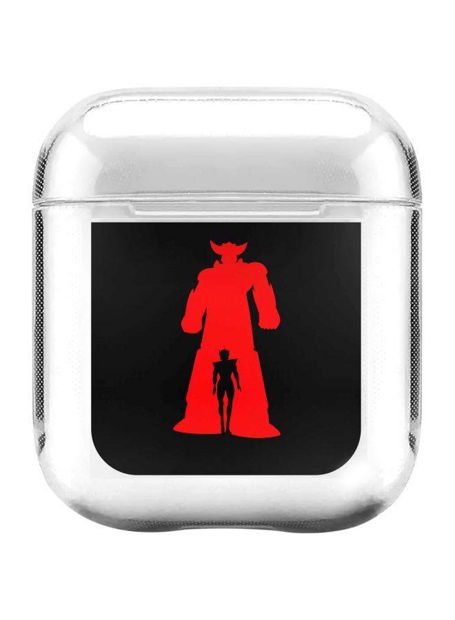 Stylizedd Classic Series Never Stop The Ride Printed Case For Apple AirPods 1/2 White/Black/Red  - Image 1
