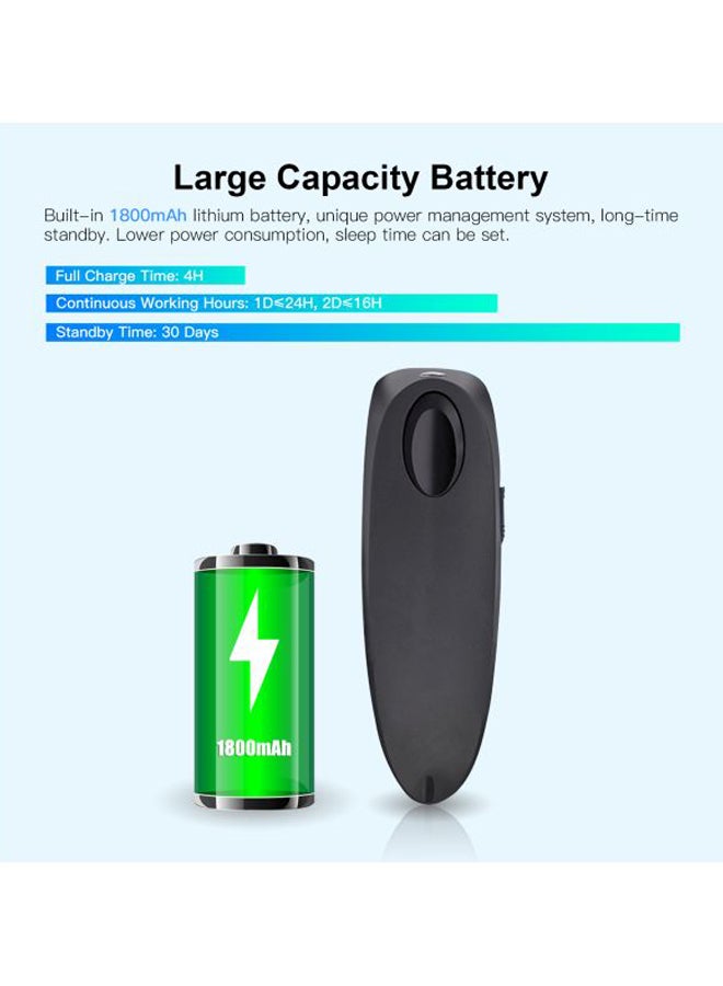 أيبيسي ماسح باركود ضوئي 1D محمول باليد أسود - Image 4