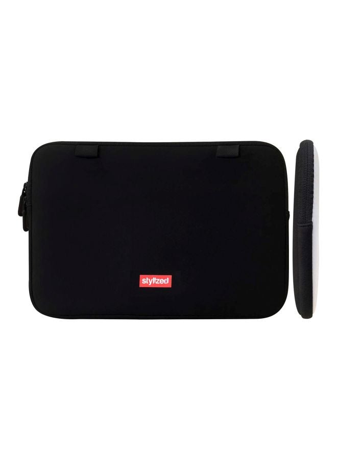 Stylizedd Be You Tiful Water Resistant Sleeve For Apple MacBook 15 Inch Baby Pink/ Black - Image 2