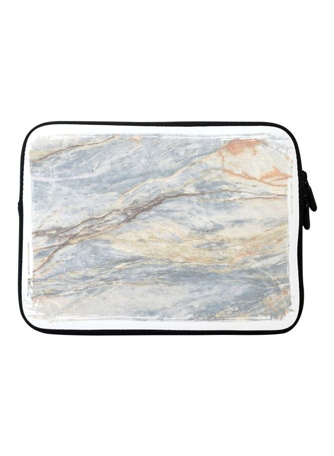 Stylizedd Marble Printed Carrying Sleeve For Apple MacBook 15-Inch Grey/Beige/Blue - Image 1