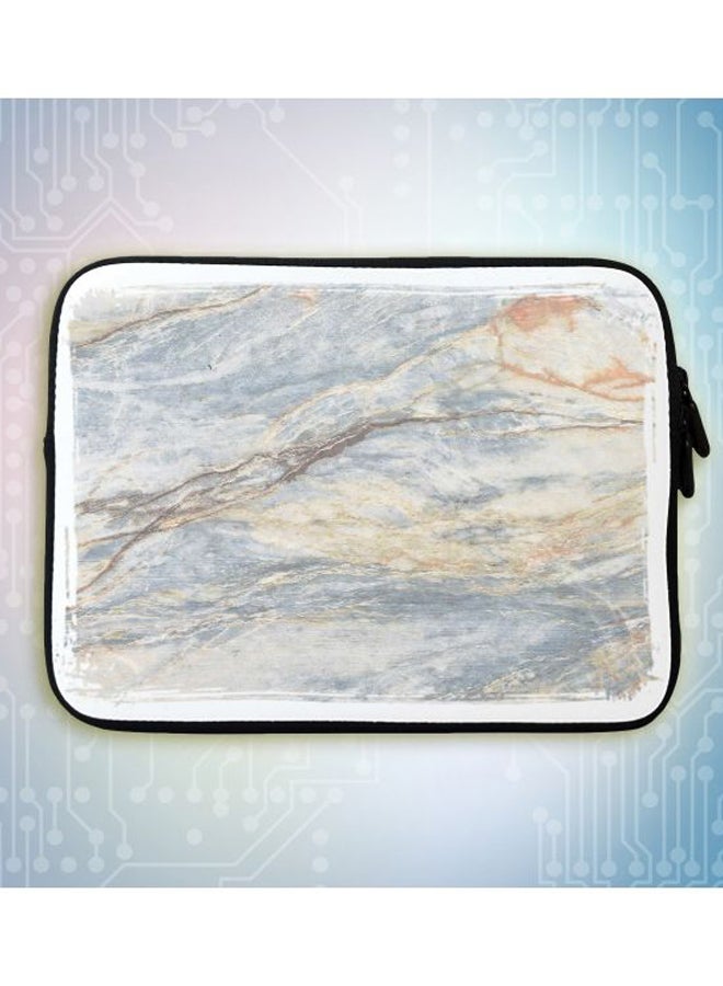 Stylizedd Marble Printed Carrying Sleeve For Apple MacBook 15-Inch Grey/Beige/Blue - Image 2