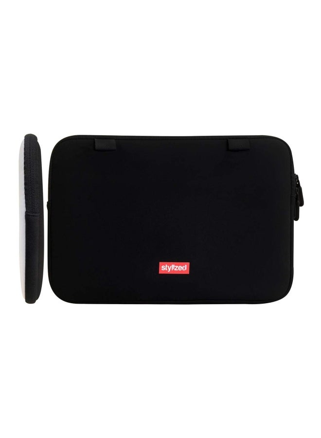 Stylizedd Donut Judge Me Printed Carrying Sleeve For Apple MacBook 15-Inch Red/Yellow/White - Image 2