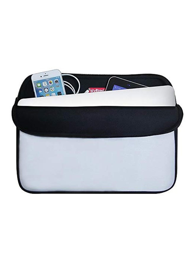 Stylizedd Donut Judge Me Printed Carrying Sleeve For Apple MacBook 15-Inch Red/Yellow/White - Image 3