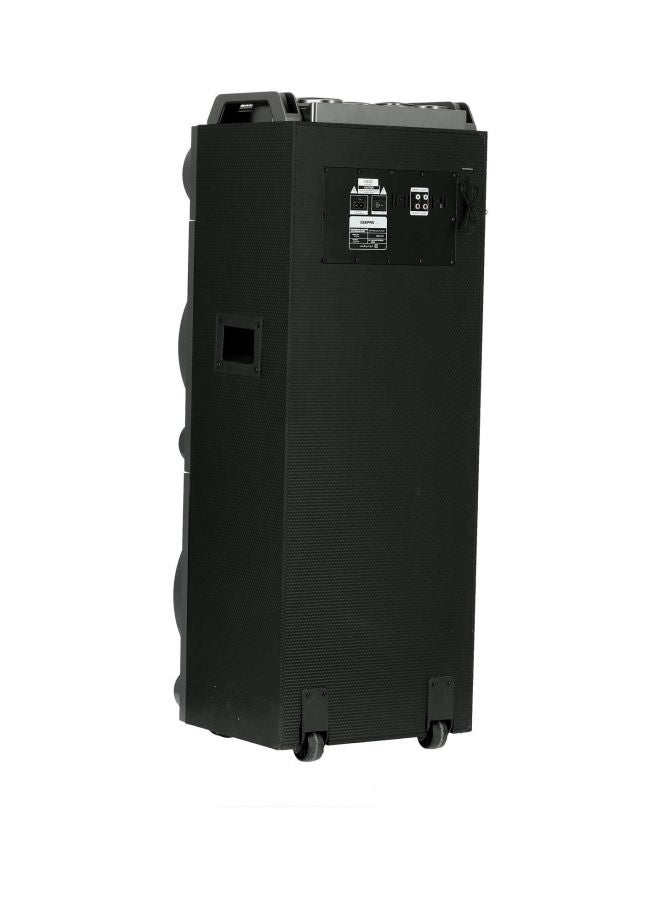 GEEPAS - Professional Speaker With Drum Kit Panel And Wireless Microphone Black - Image 1