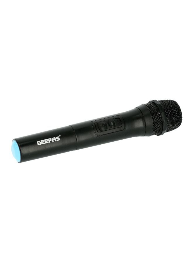 GEEPAS - Professional Speaker With Drum Kit Panel And Wireless Microphone Black - Image 1