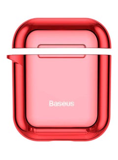 Shining Hook Case For Apple AirPods 1st And 2nd Generation Red