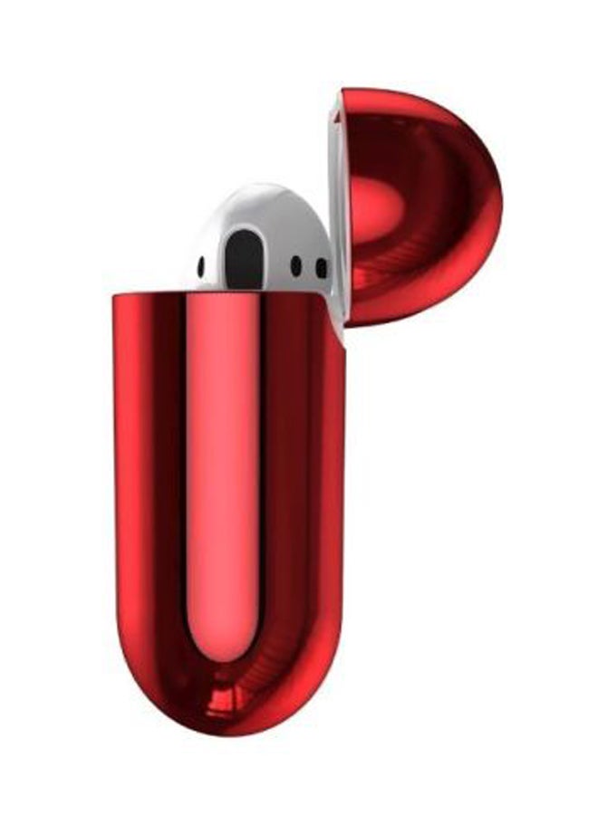 Baseus - Shining Hook Case For Apple AirPods 1st And 2nd Generation Red - Image 1