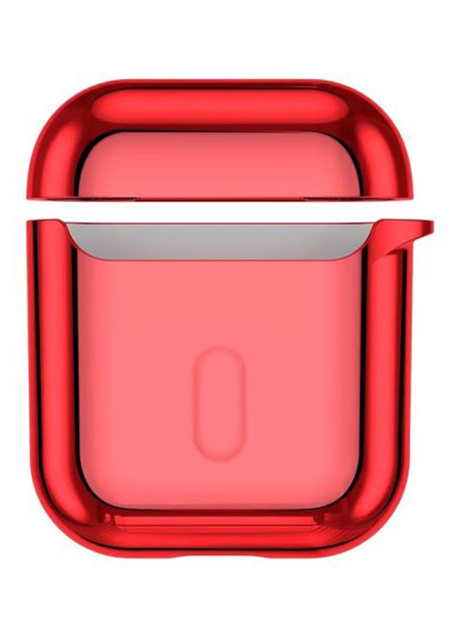 Baseus - Shining Hook Case For Apple AirPods 1st And 2nd Generation Red - Image 1