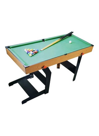 Foot Folding Pool Table With Pool Balls And 2 Cues 101cm - v1600509209/N40194552A_1