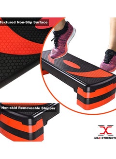 Max Strength 5 Level Aerobic Stepper 60cm  - Image 3