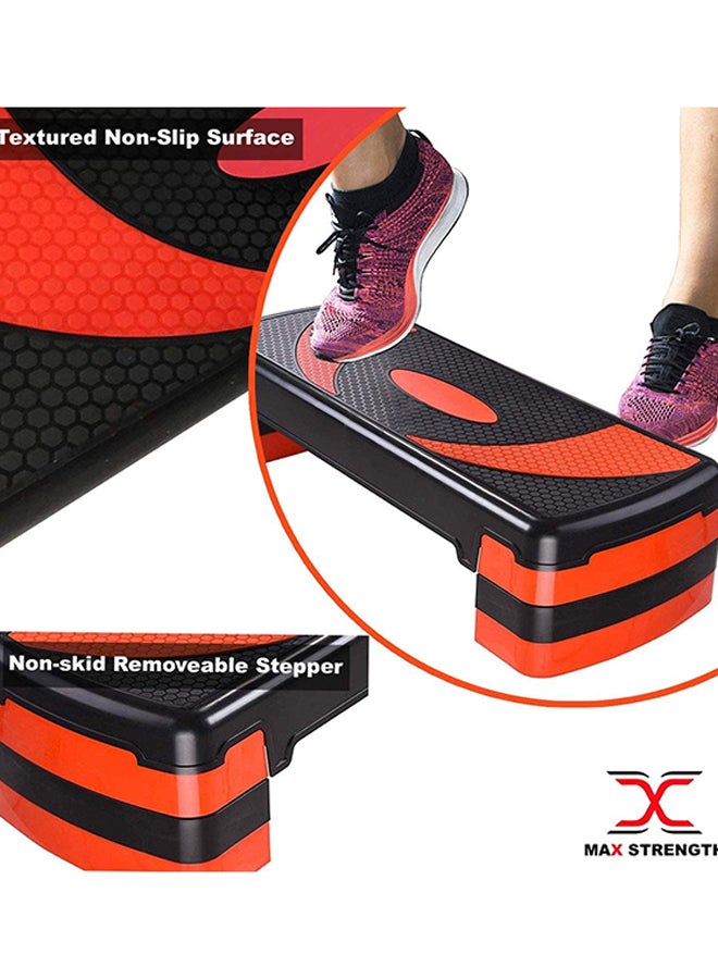 Max Strength 5 Level Aerobic Stepper 60cm - Image 3